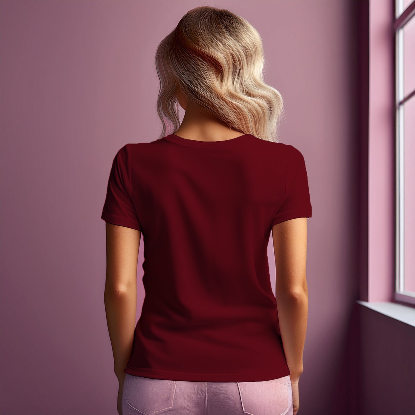 94 Number Women T-Shirt (Maroon)