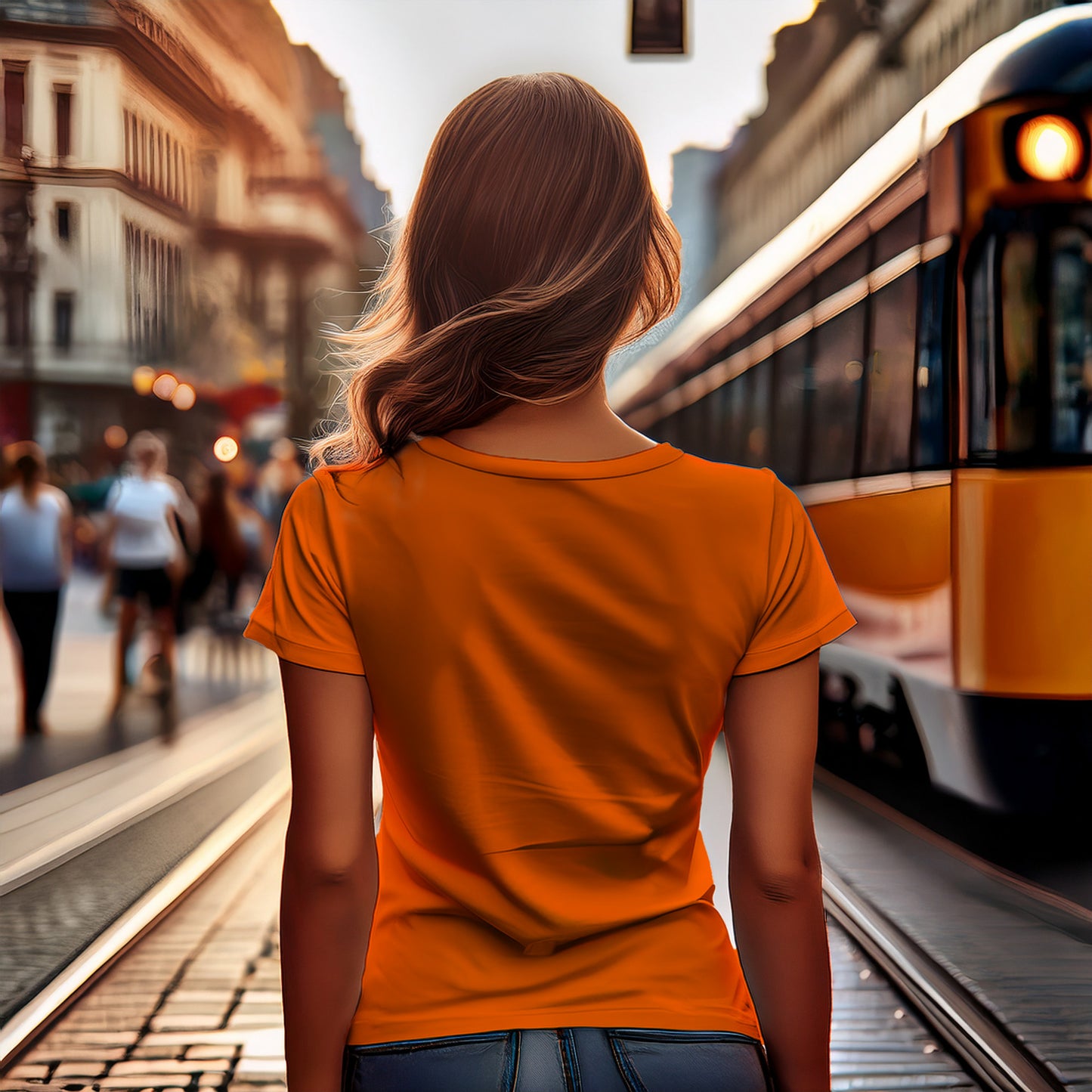 1868 Year Women T-Shirt (Orange)