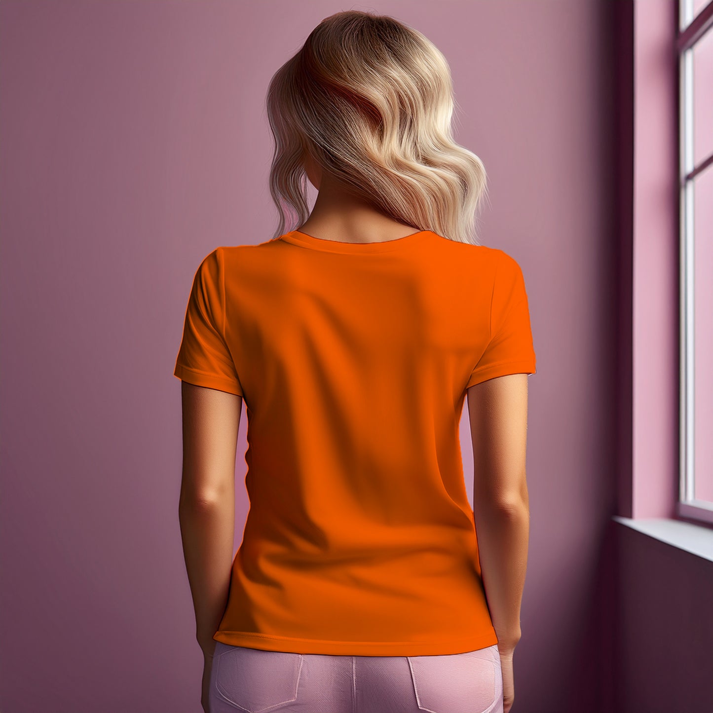 23 Number Women T-Shirt (Orange)