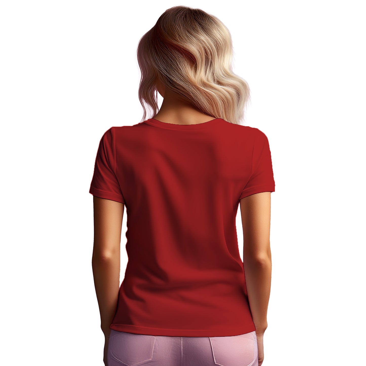 25 Number Women T-Shirt (Red)
