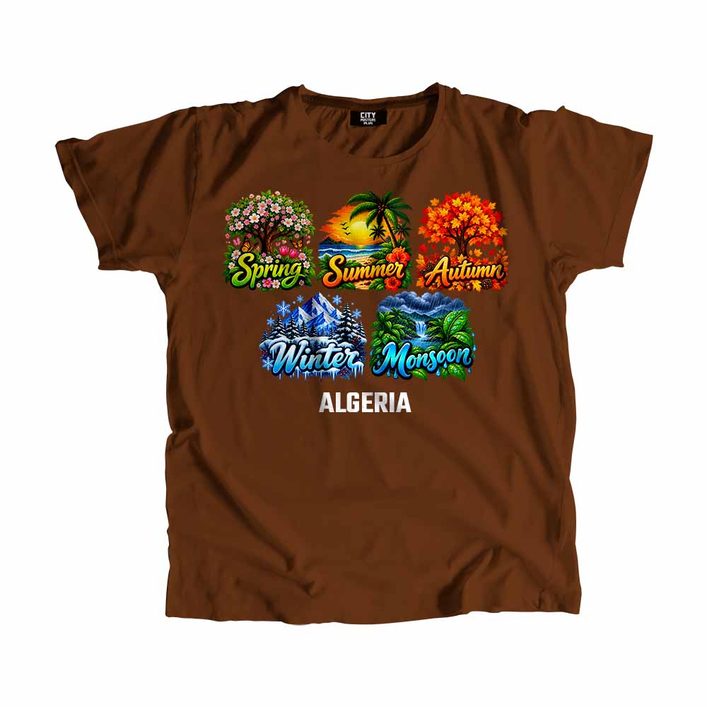 ALGERIA Seasons Seasons Travel Unisex T-Shirt