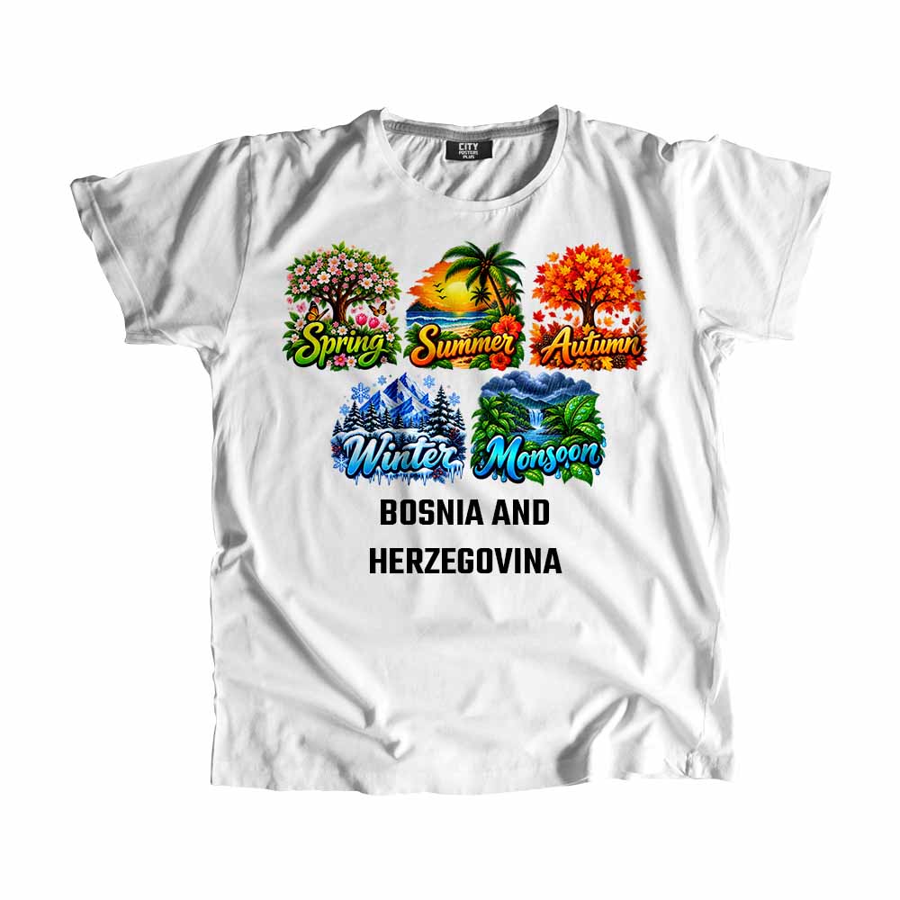 BOSNIA AND HERZEGOVINA FEDERATION OF Seasons Seasons Travel Unisex T-Shirt