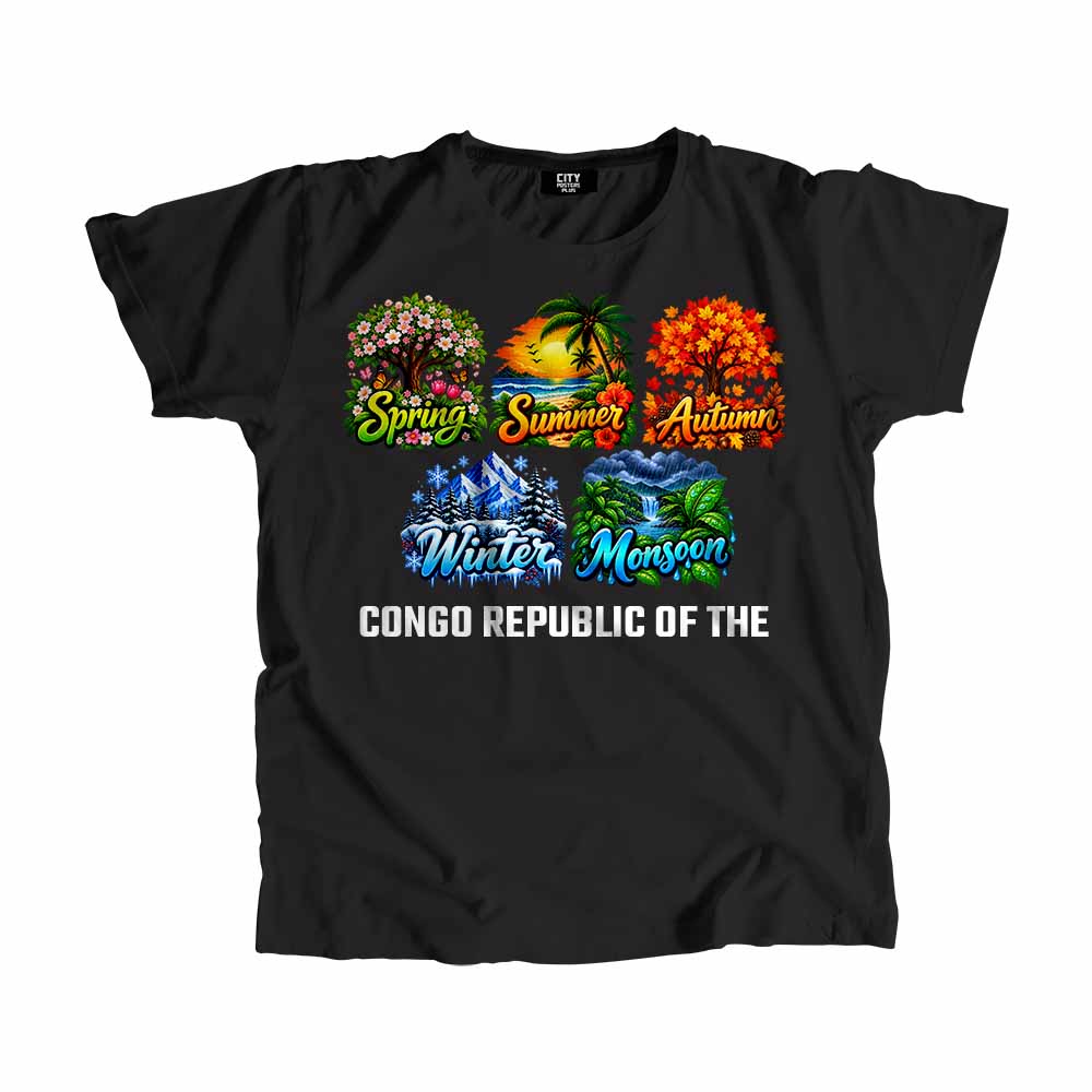 CONGO REPUBLIC OF THE Seasons Seasons Travel Unisex T-Shirt