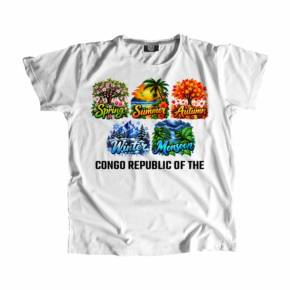 CONGO REPUBLIC OF THE Seasons Seasons Travel Unisex T-Shirt