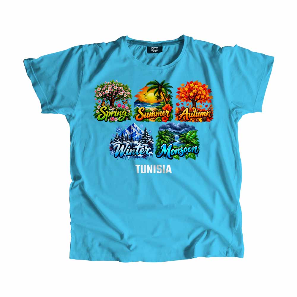 TUNISIA Seasons Seasons Travel Unisex T-Shirt