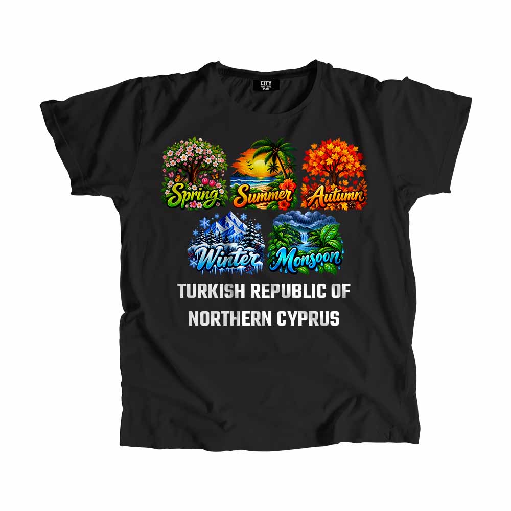 TURKISH REPUBLIC OF NORTHERN CYPRUS Seasons Seasons Travel Unisex T-Shirt