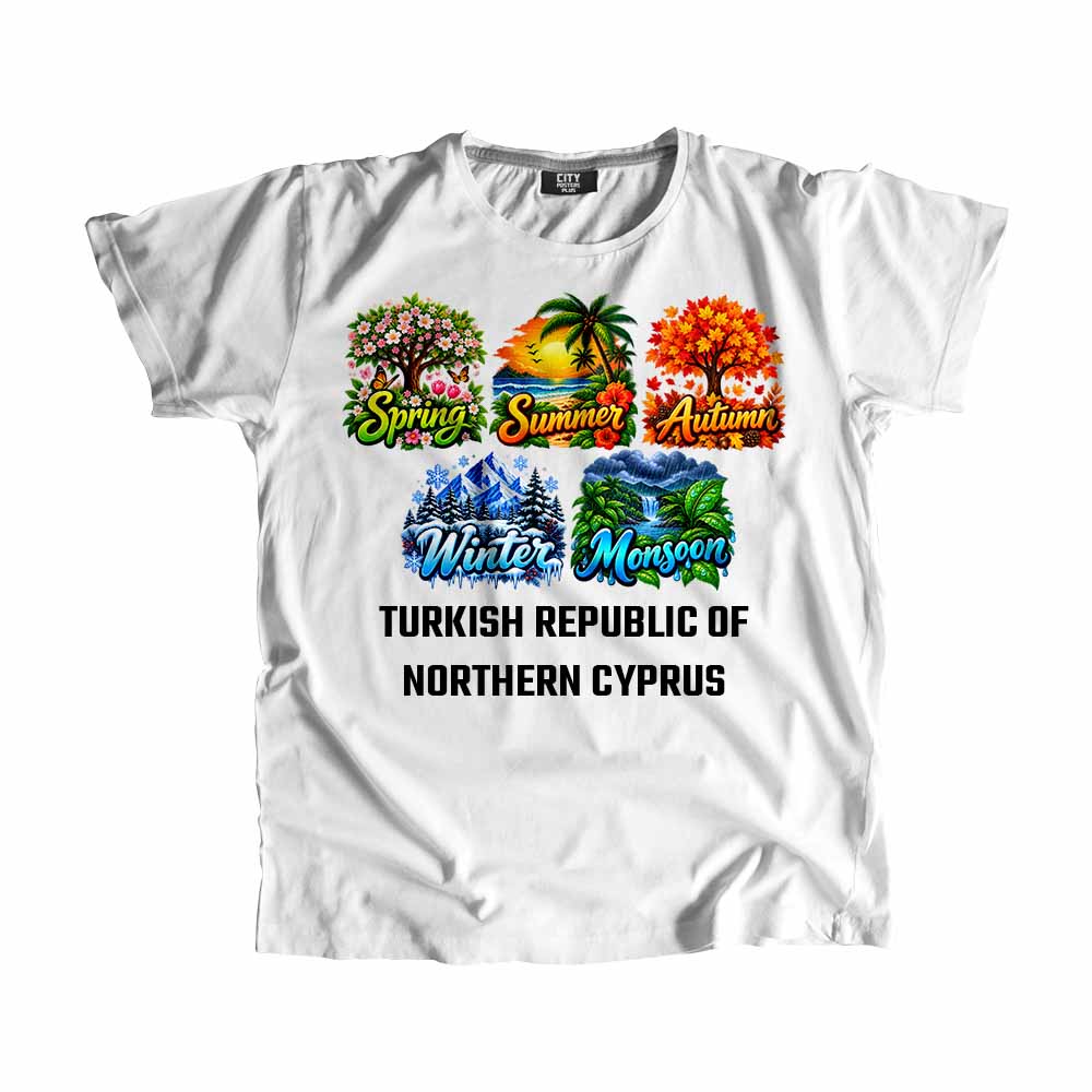 TURKISH REPUBLIC OF NORTHERN CYPRUS Seasons Seasons Travel Unisex T-Shirt