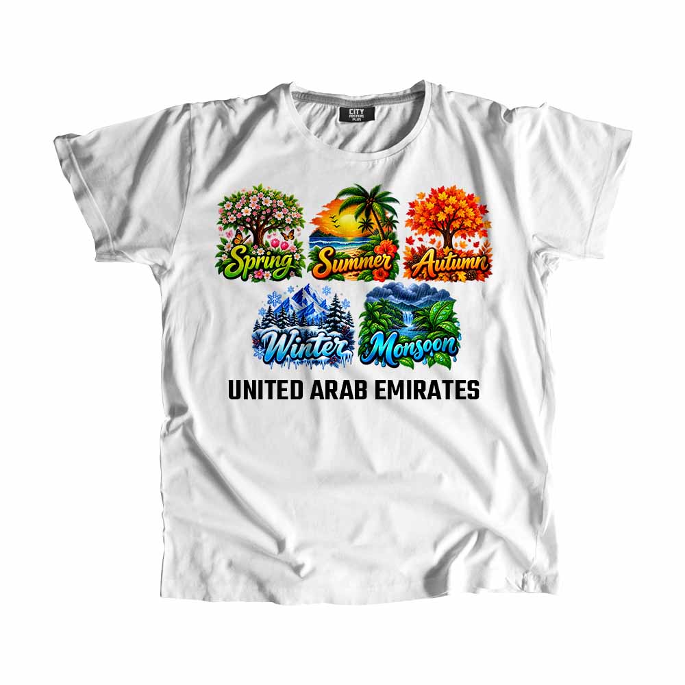 UNITED ARAB EMIRATES Seasons Seasons Travel Unisex T-Shirt