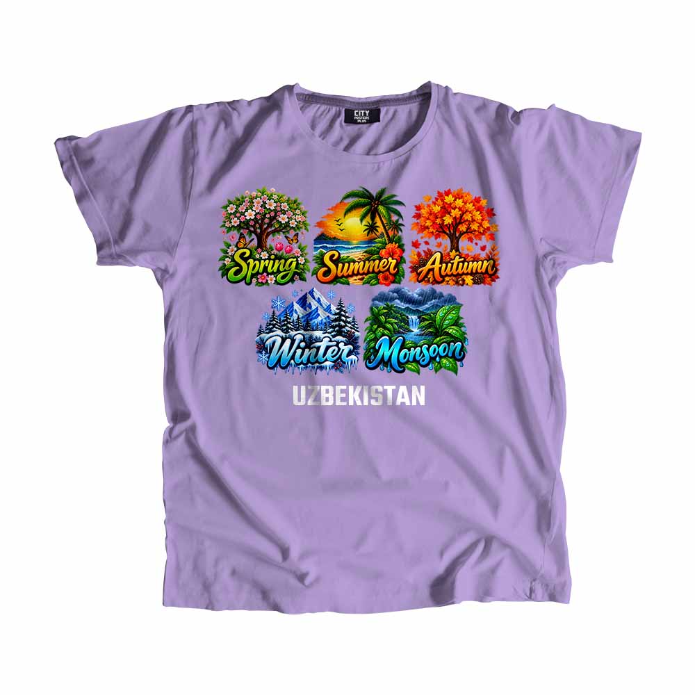 UZBEKISTAN Seasons Seasons Travel Unisex T-Shirt